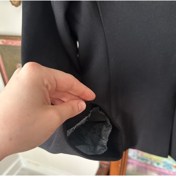 Elie Tahari NWT Black Spring Blazer Jacket - size 6 - Picture 4 of 7